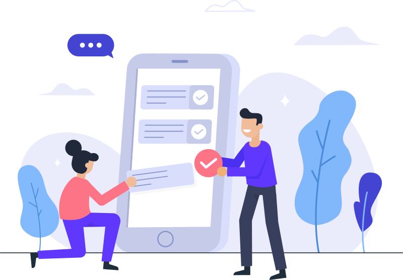 Web development illustration